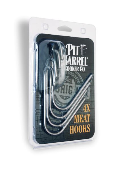 4 x Meat Hanging Hooks for use with Pit Barrel Cooker