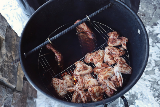 Grilling Chicken Wings on the Pit Barrel Cooker